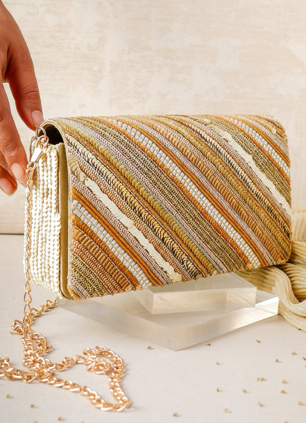 Farnama Clutch The Purple Sack - Fabilicious Fashion