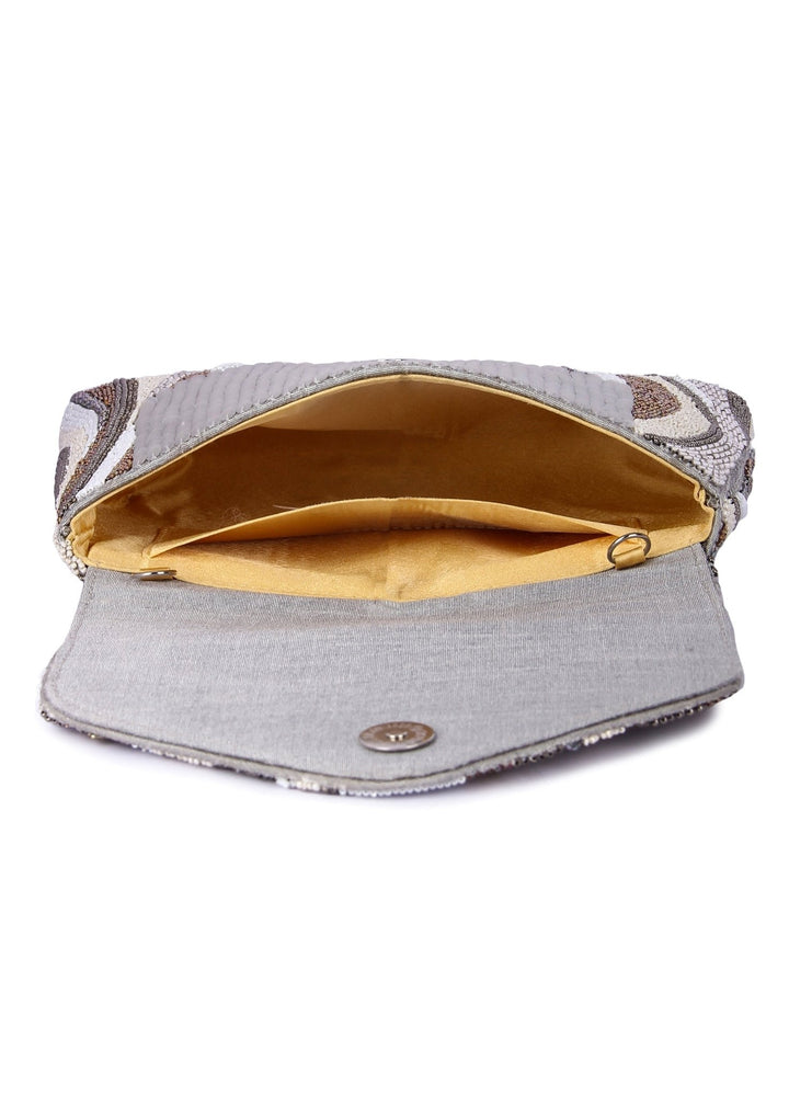 Ferozzaa Clutch The Purple Sack - Fabilicious Fashion