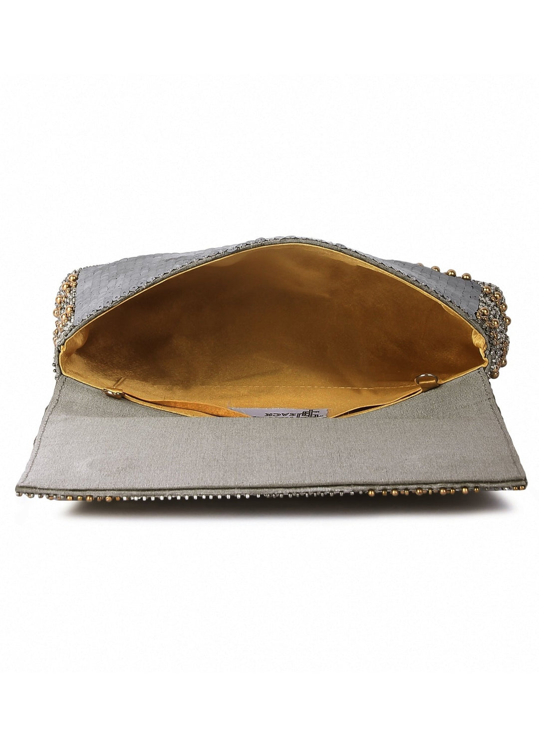 Galaxy Grey Clutch The Purple Sack - Fabilicious Fashion
