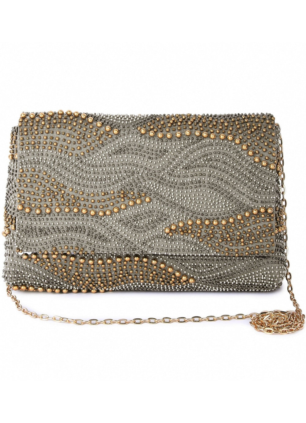 Galaxy Grey Clutch The Purple Sack - Fabilicious Fashion