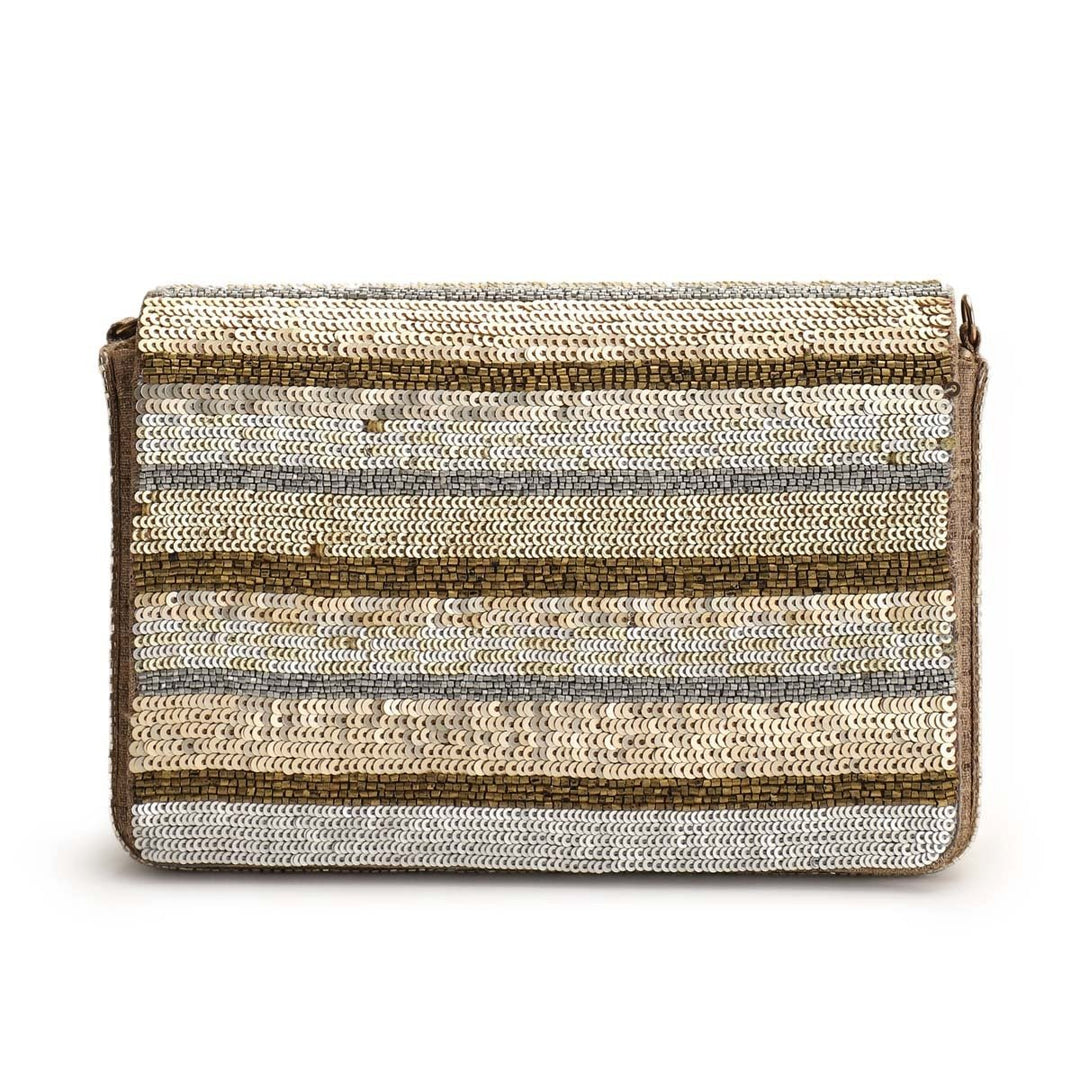 Gold Bling Bag The Purple Sack - Fabilicious Fashion