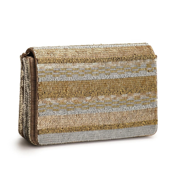 Gold Bling Bag The Purple Sack - Fabilicious Fashion