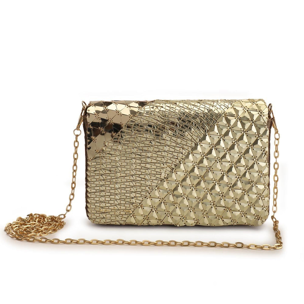 Gold Clutch The Purple Sack - Fabilicious Fashion