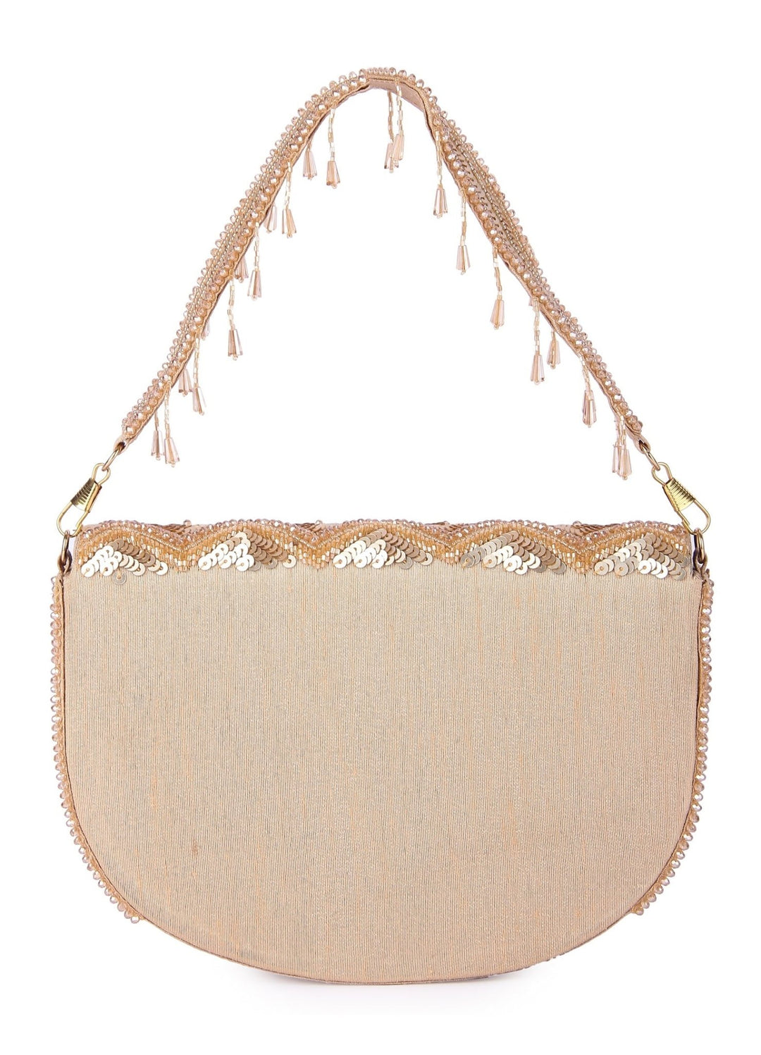 Gold Insiyaa Clutch The Purple Sack - Fabilicious Fashion