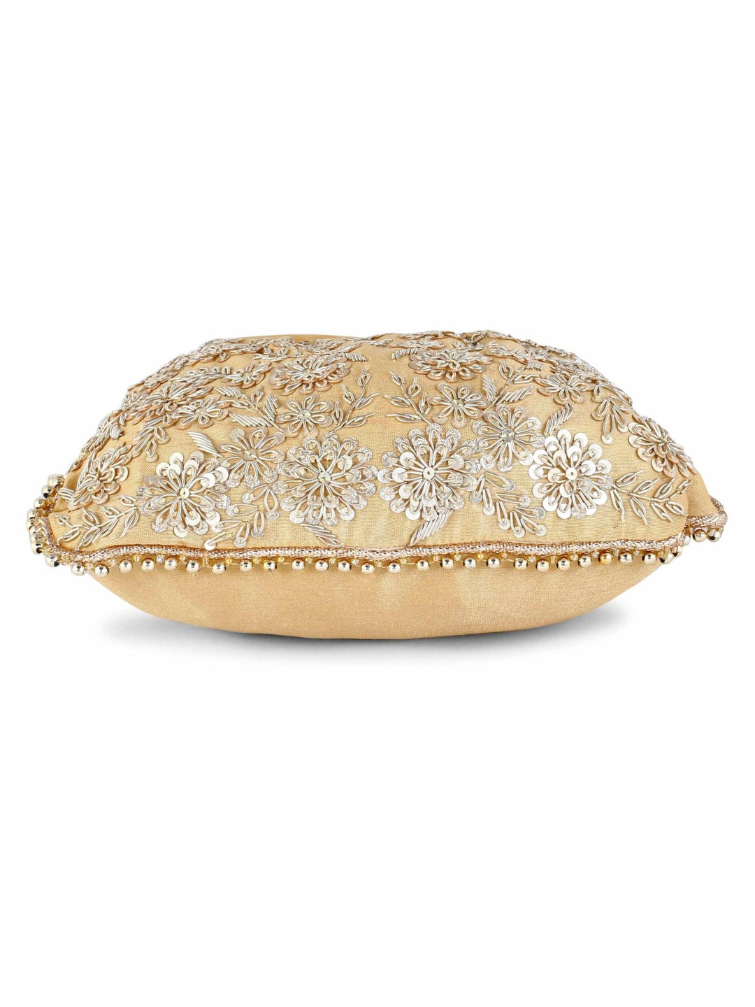 Gold Pearl Studded Potli The Purple Sack - Fabilicious Fashion