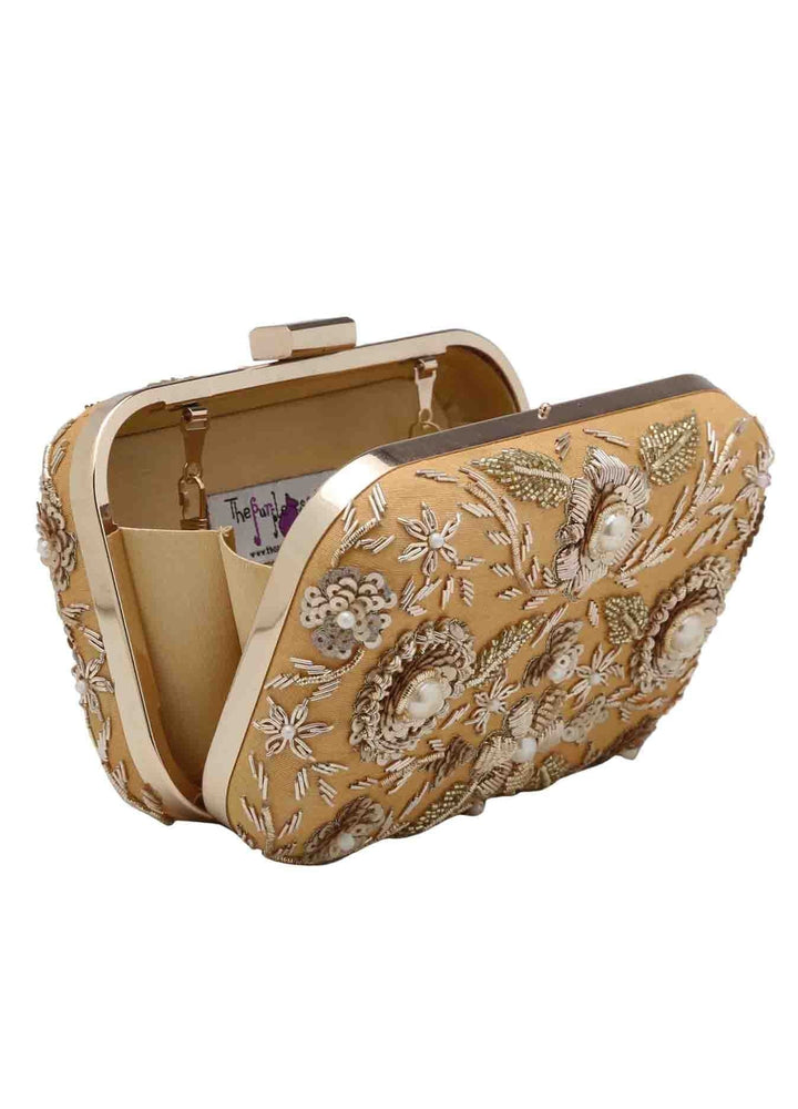 Golden Horizon Clutch The Purple Sack - Fabilicious Fashion