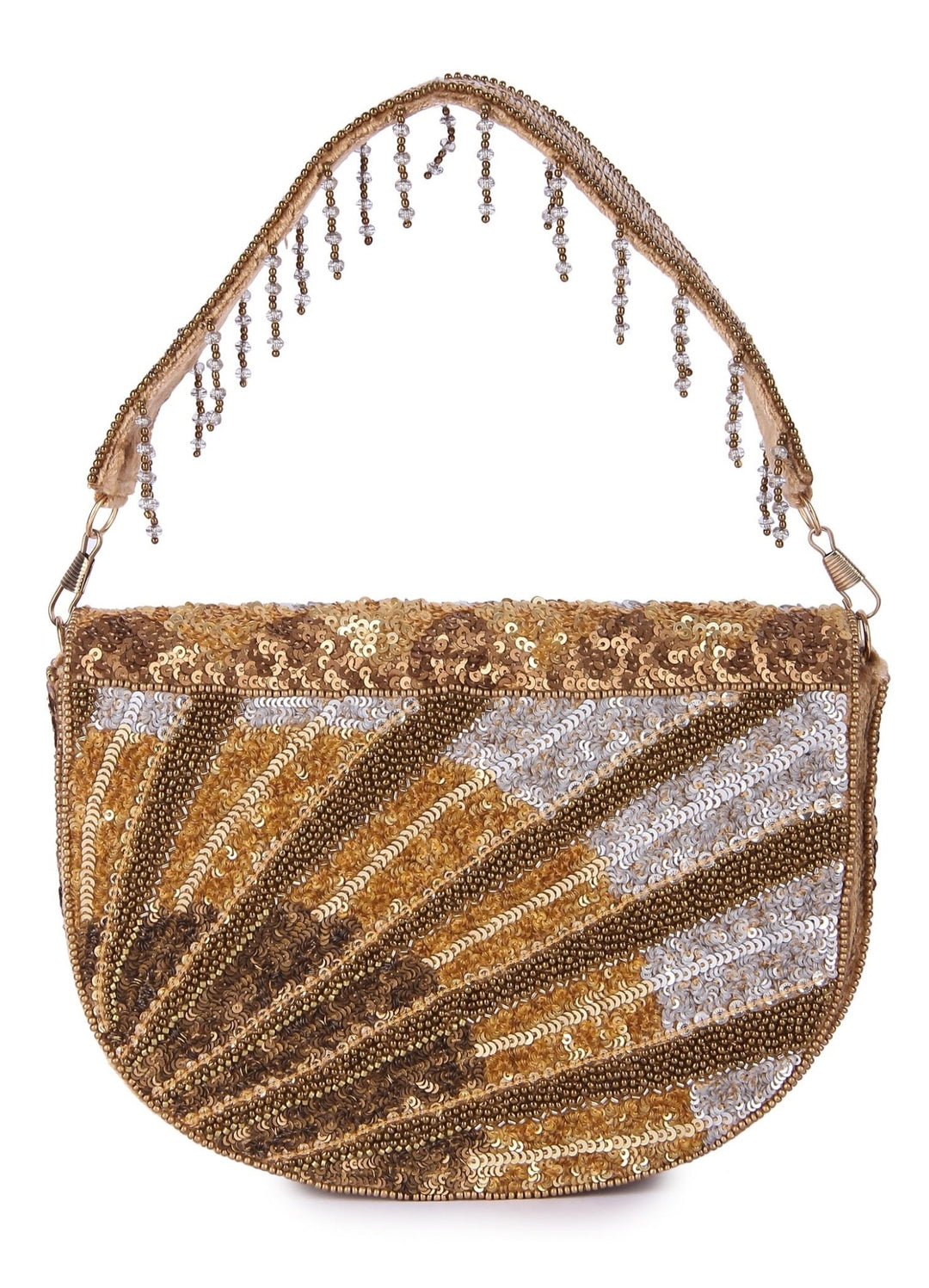 Golden Mihira Clutch The Purple Sack - Fabilicious Fashion