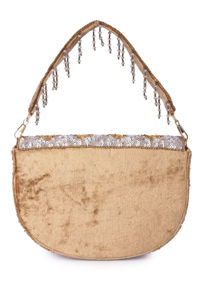 Golden Mihira Clutch The Purple Sack - Fabilicious Fashion
