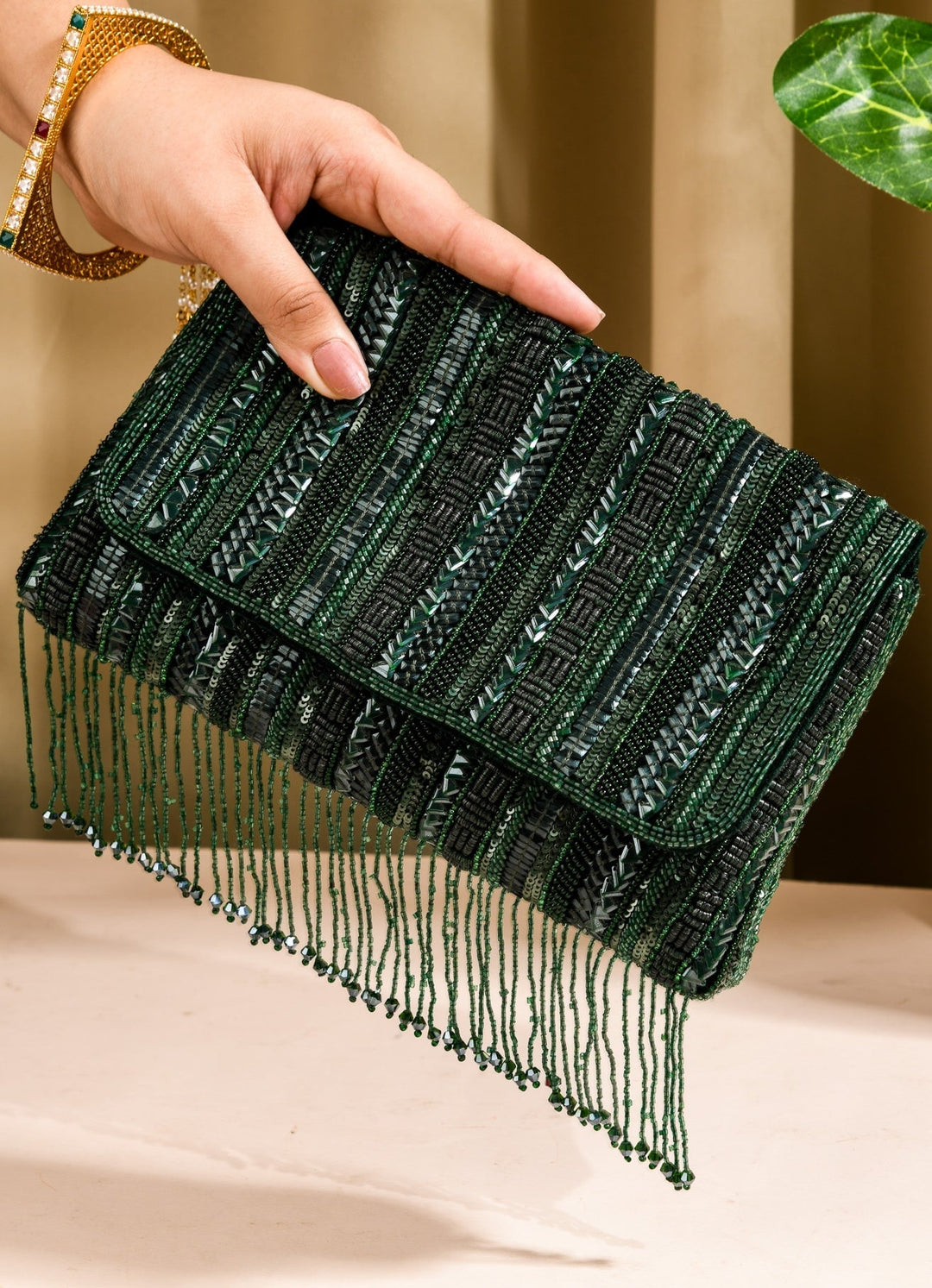 Green Fiesta Clutch The Purple Sack - Fabilicious Fashion