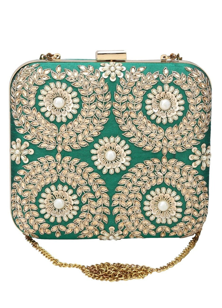 Green Lush Clutch The Purple Sack - Fabilicious Fashion