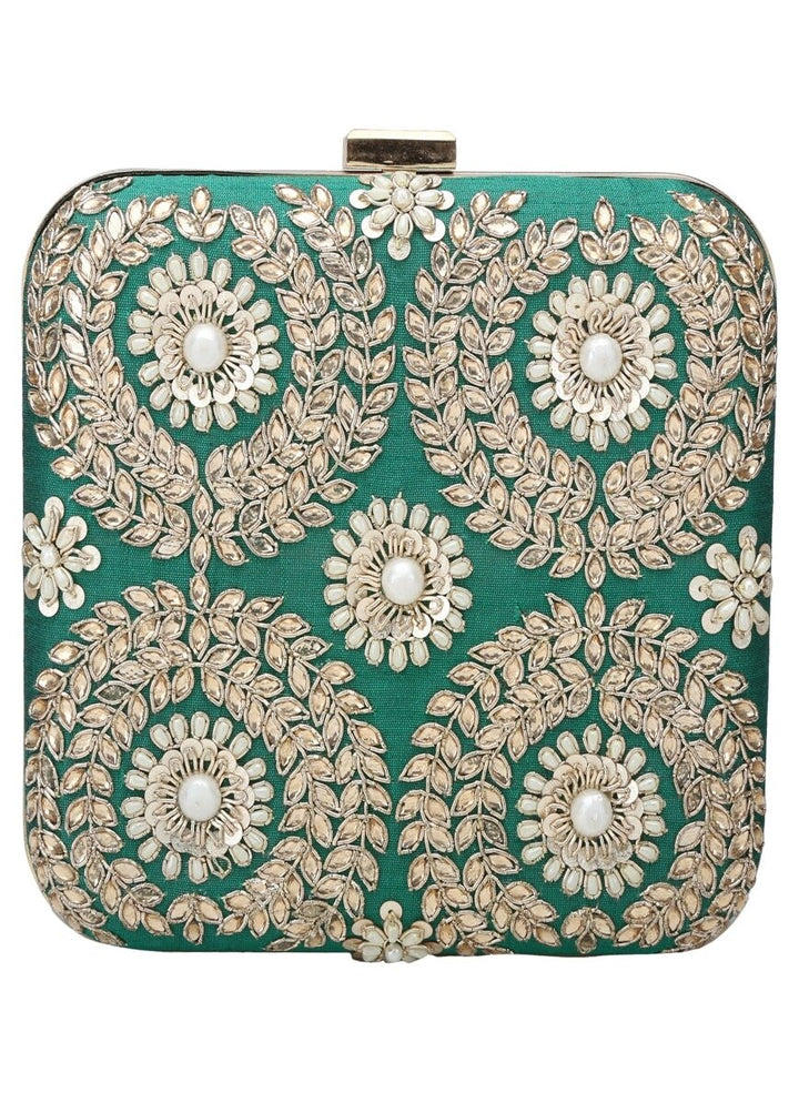 Green Lush Clutch The Purple Sack - Fabilicious Fashion