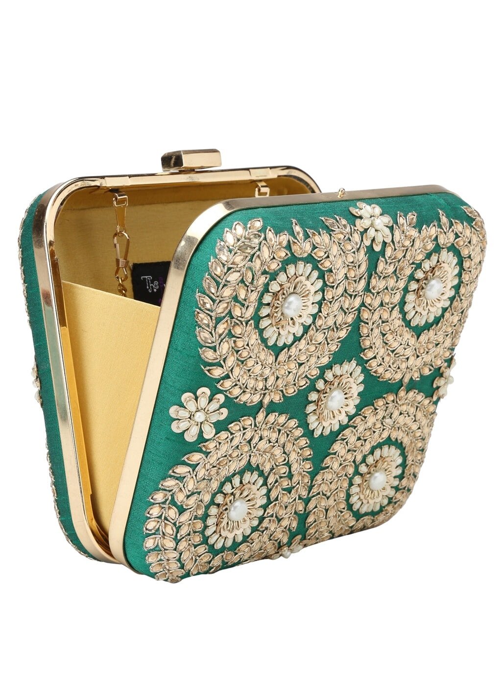 Green Lush Clutch The Purple Sack - Fabilicious Fashion