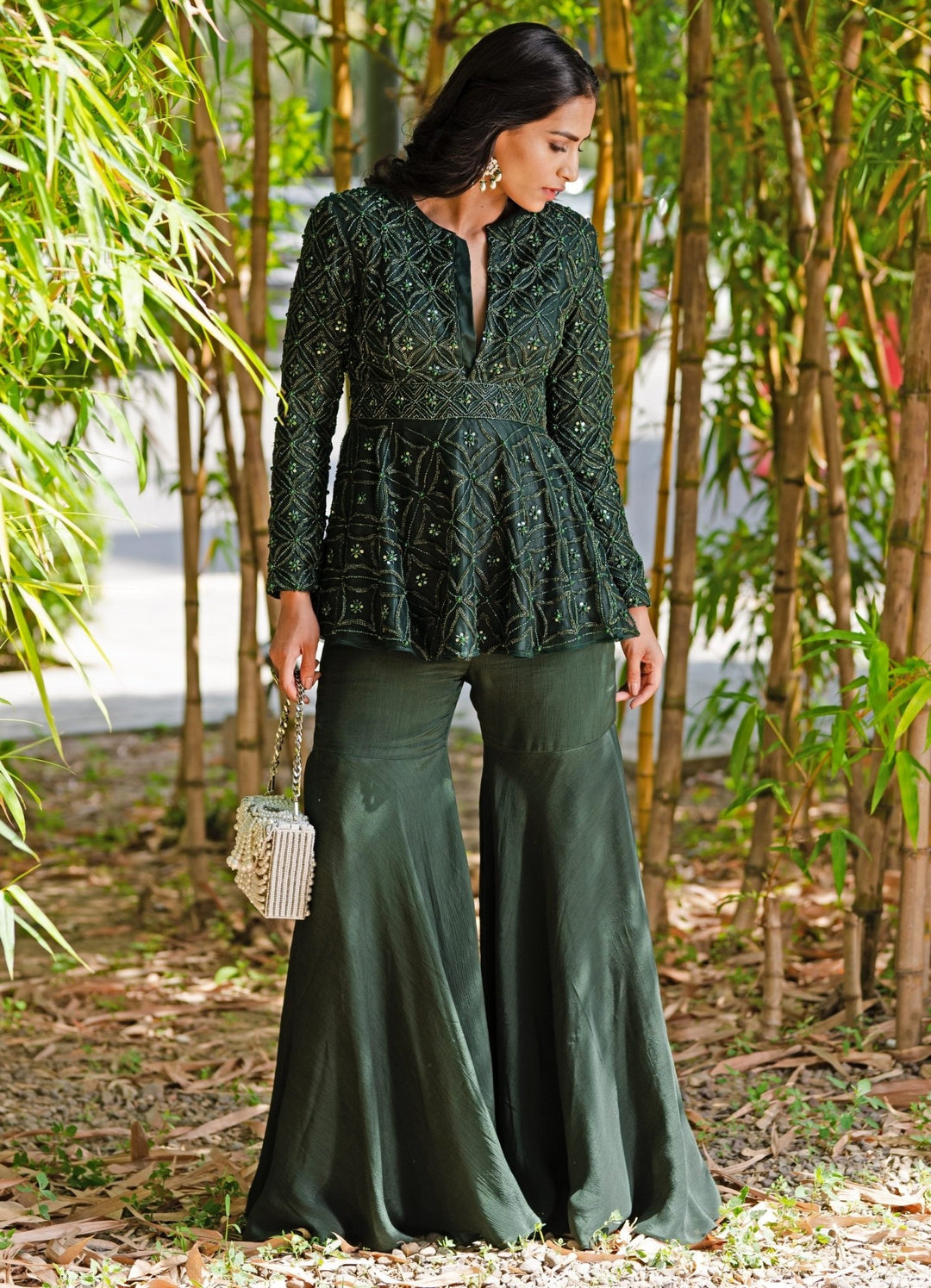 Green Tarah Set Rashika Sharma - Fabilicious Fashion
