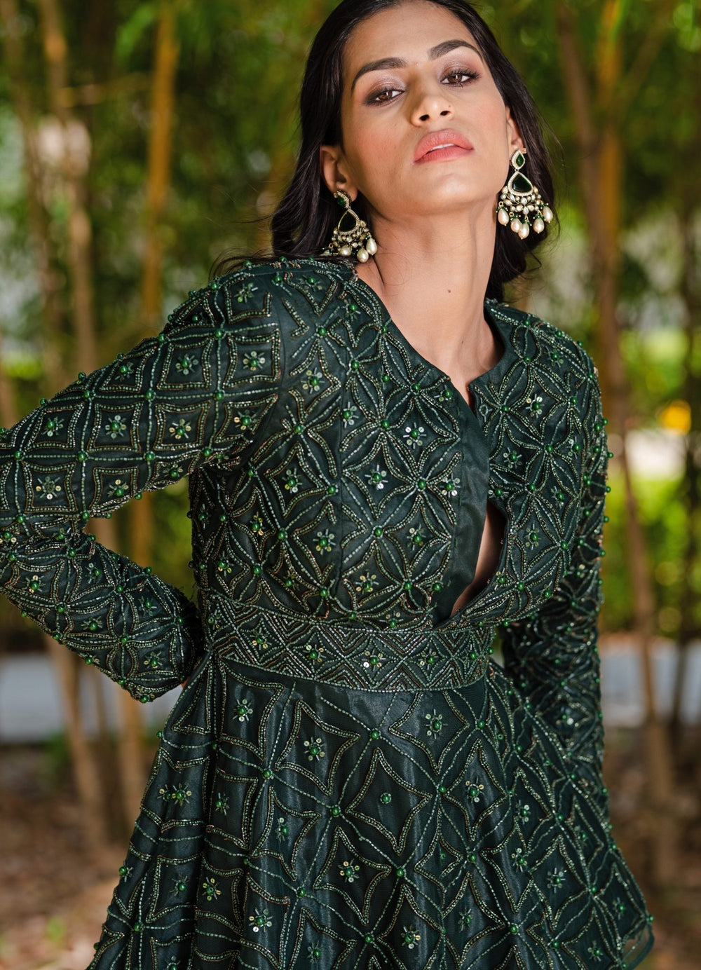 Green Tarah Set Rashika Sharma - Fabilicious Fashion