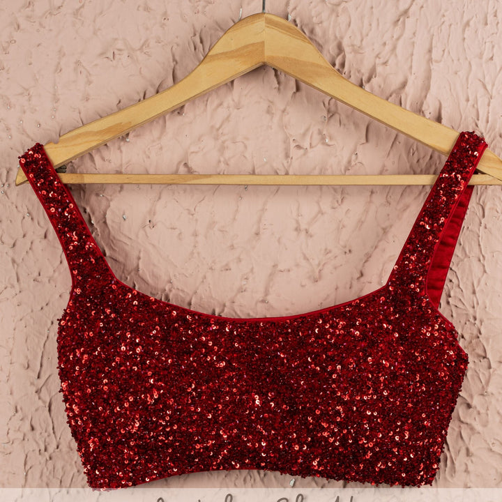 Hot Chilli Red Raw Silk Lehenga Set Anisha Shetty - Fabilicious Fashion