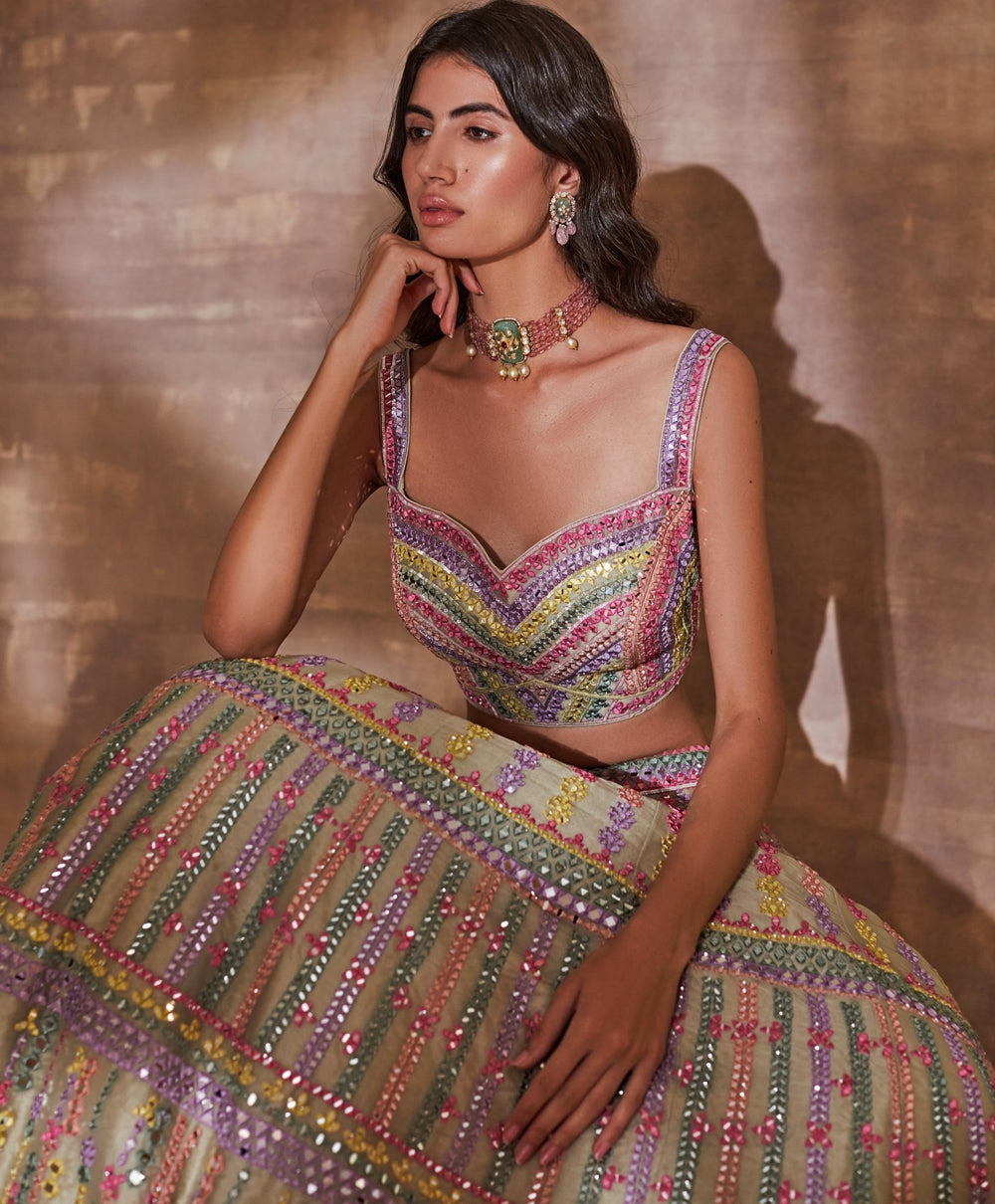 Isha Lehenga Set Studio Iris - Fabilicious Fashion