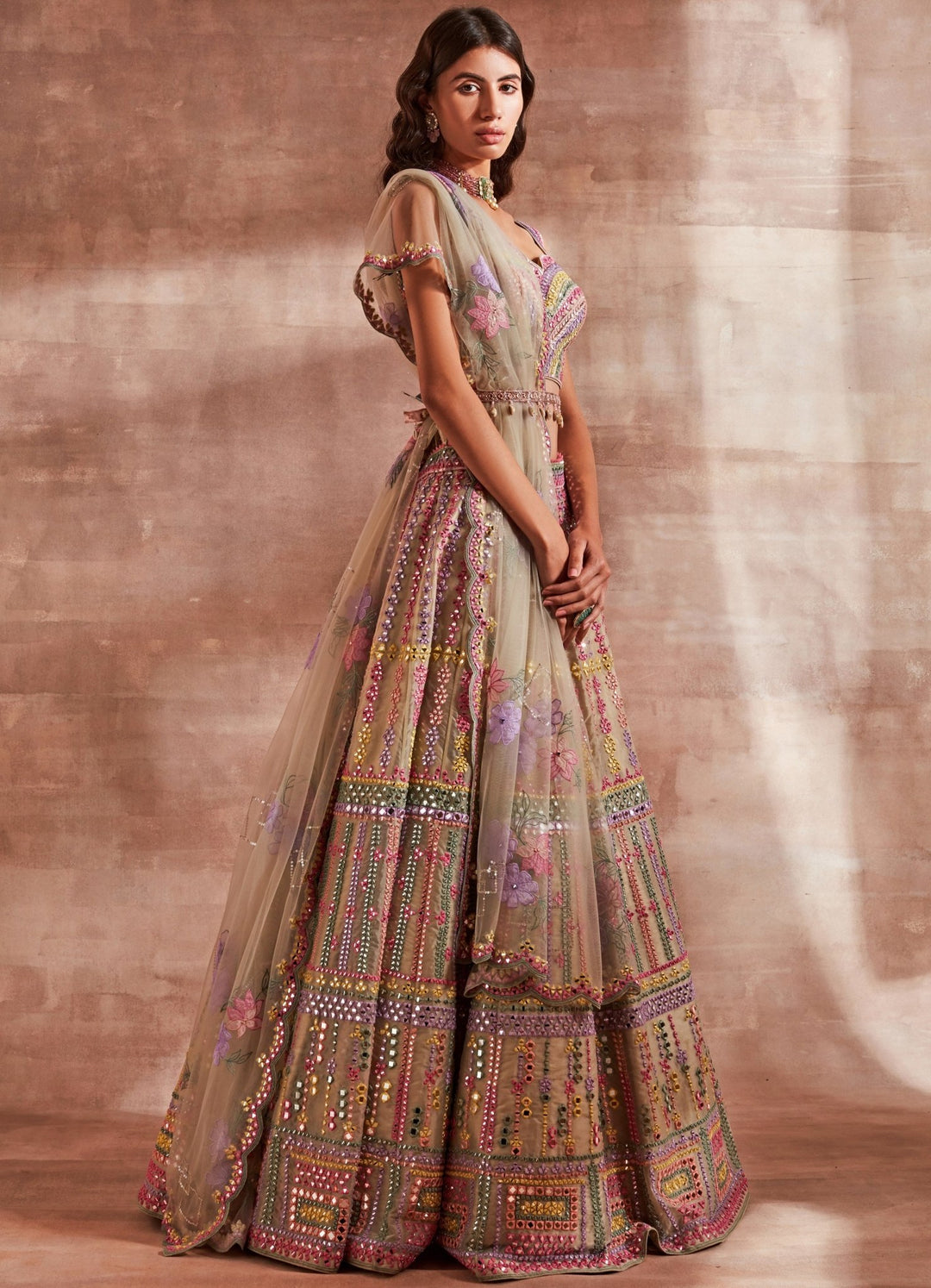 Isha Lehenga Set Studio Iris - Fabilicious Fashion