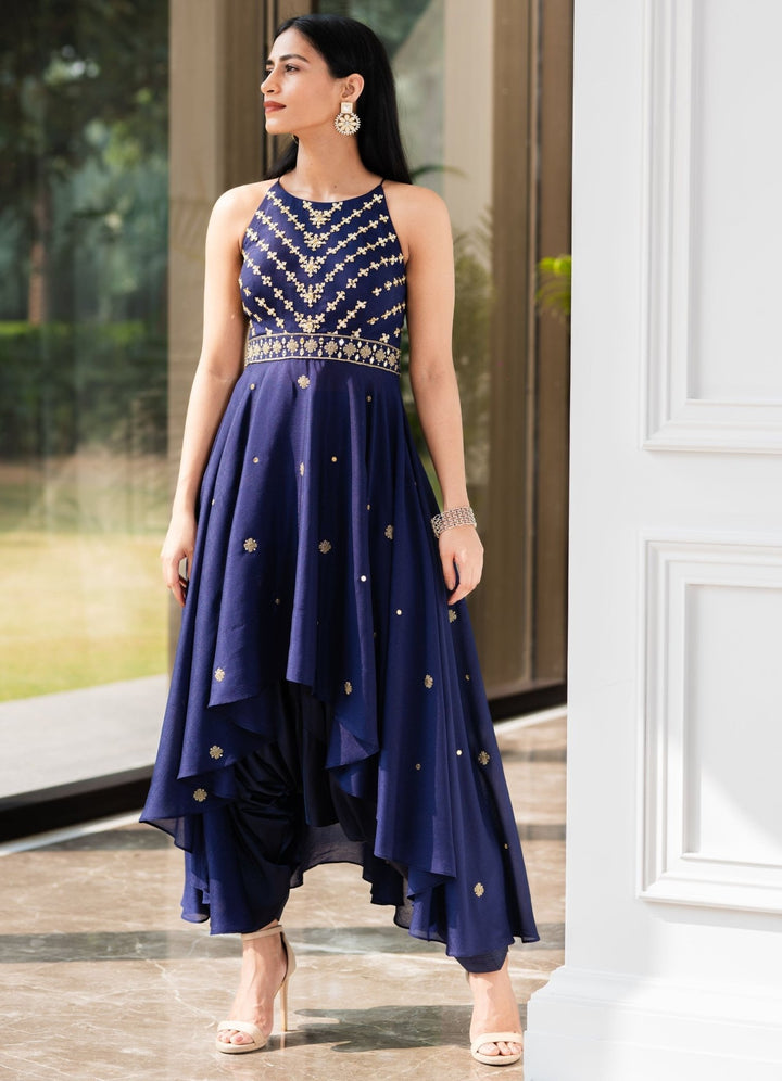 Isla Kurta and Drape Pants Set Rashika Sharma - Fabilicious Fashion