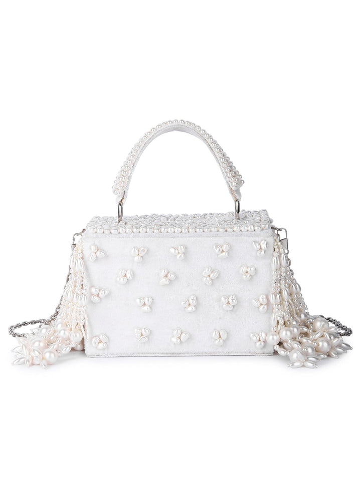 Ivory Anaisha Clutch The Purple Sack - Fabilicious Fashion