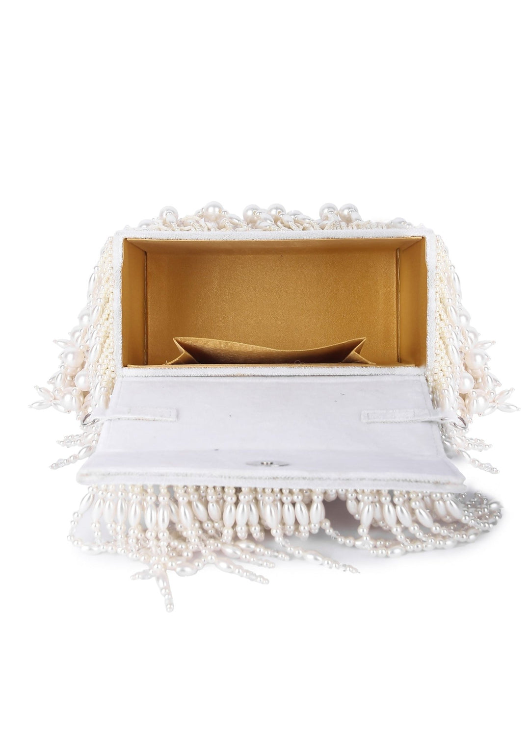 Ivory Anaisha Clutch The Purple Sack - Fabilicious Fashion