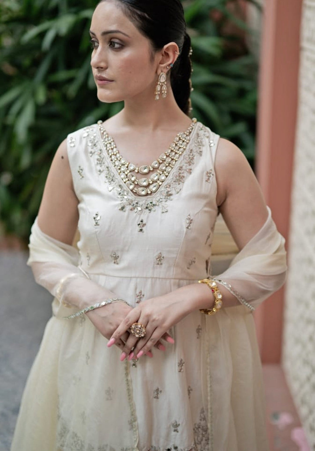 Ivory Kurta Lehenga Set Esha Koul - Fabilicious Fashion
