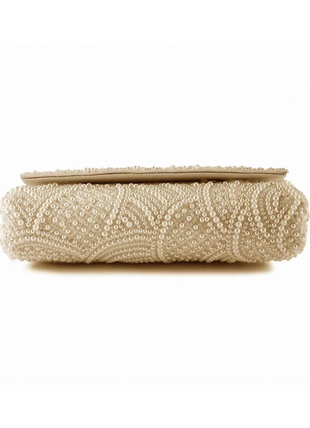 Ivory Pearl Clutch The Purple Sack - Fabilicious Fashion