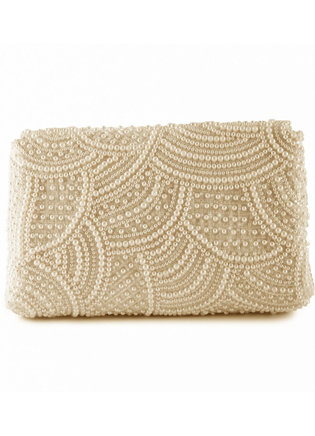 Ivory Pearl Clutch The Purple Sack - Fabilicious Fashion