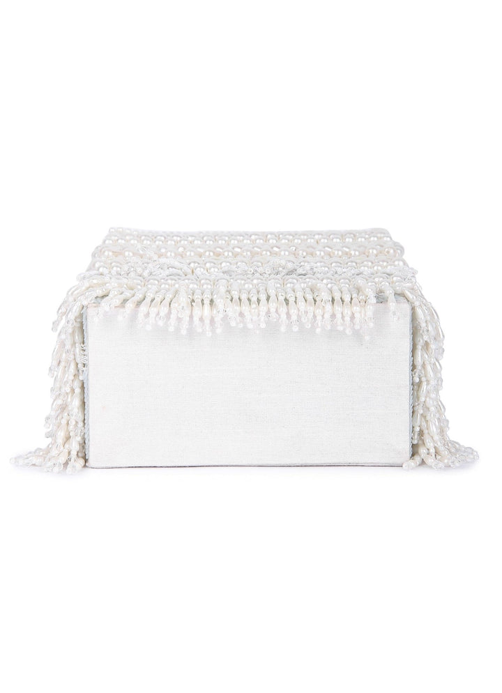Ivory Sunayena Clutch The Purple Sack - Fabilicious Fashion