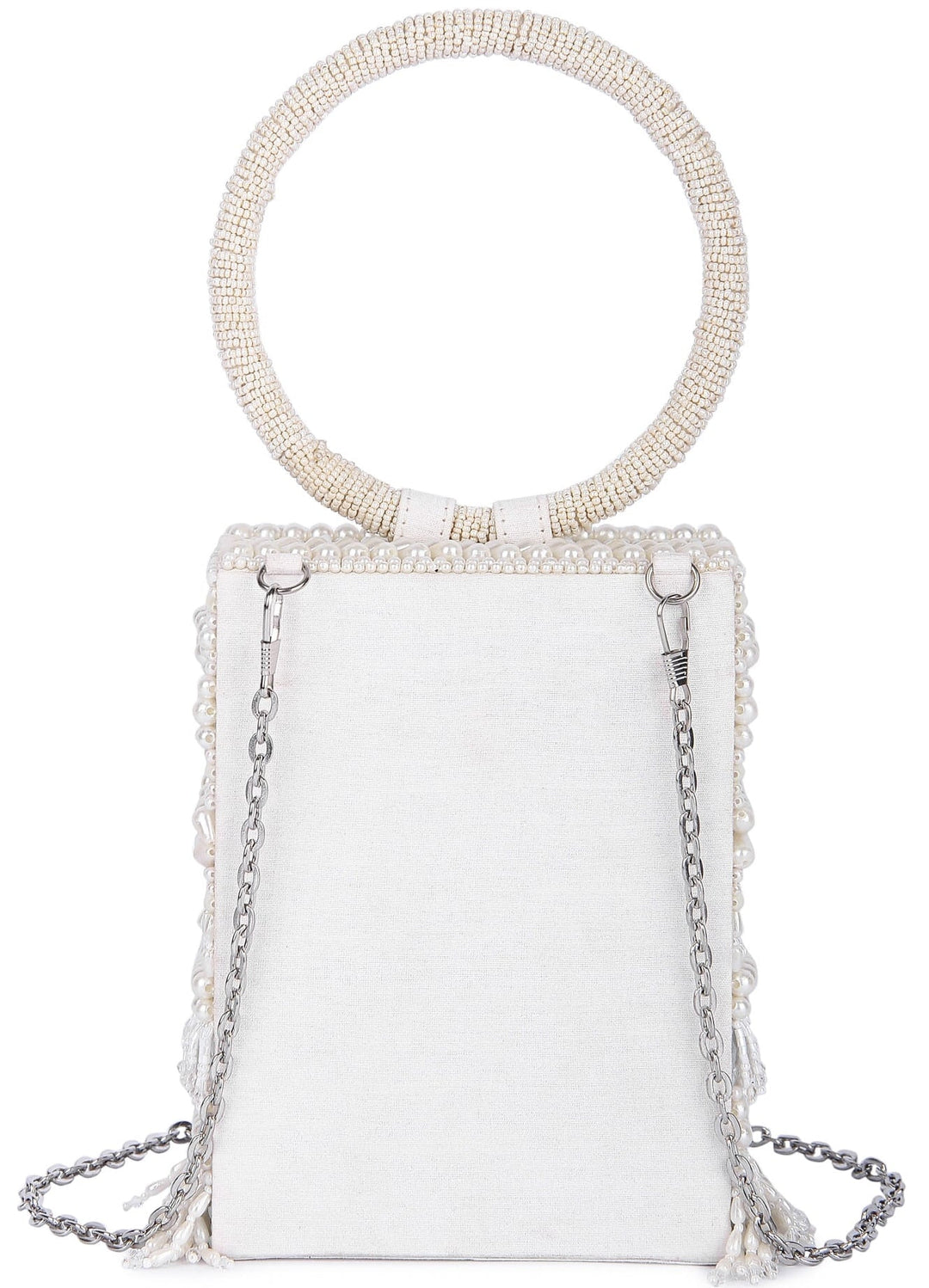 Ivory Sunayena Clutch The Purple Sack - Fabilicious Fashion