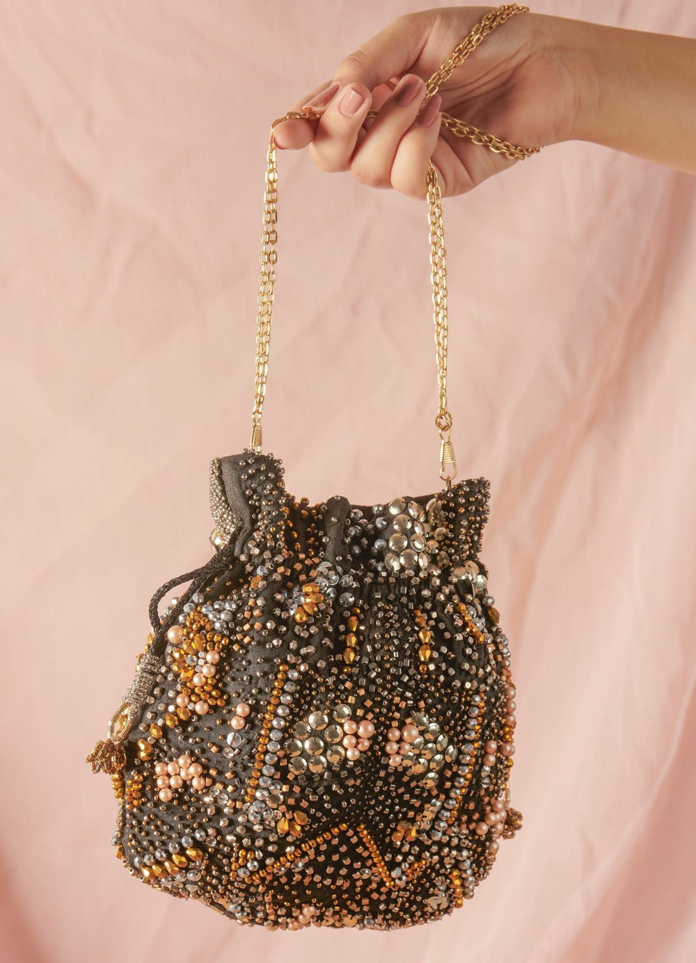 Jingle All Potli Bag The Purple Sack - Fabilicious Fashion