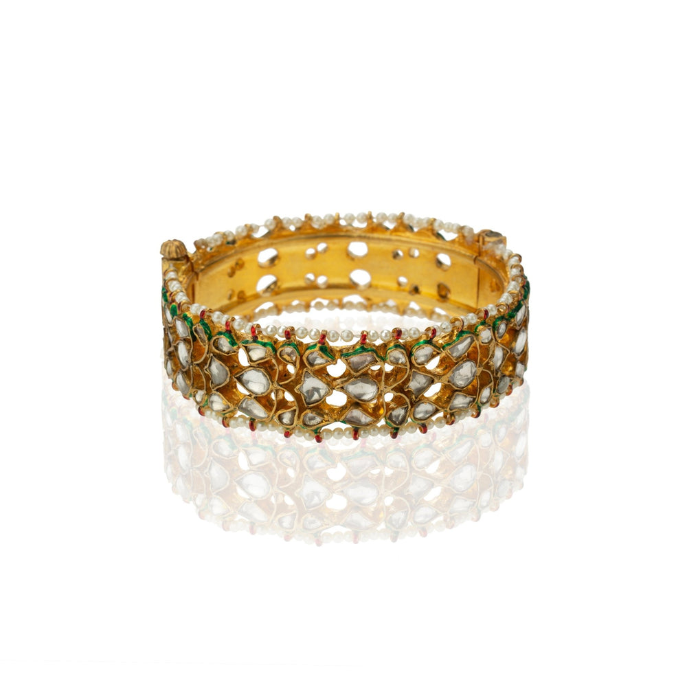 Kadda With Meena Work Border Riana by Shikha Jindal - Fabilicious Fashion
