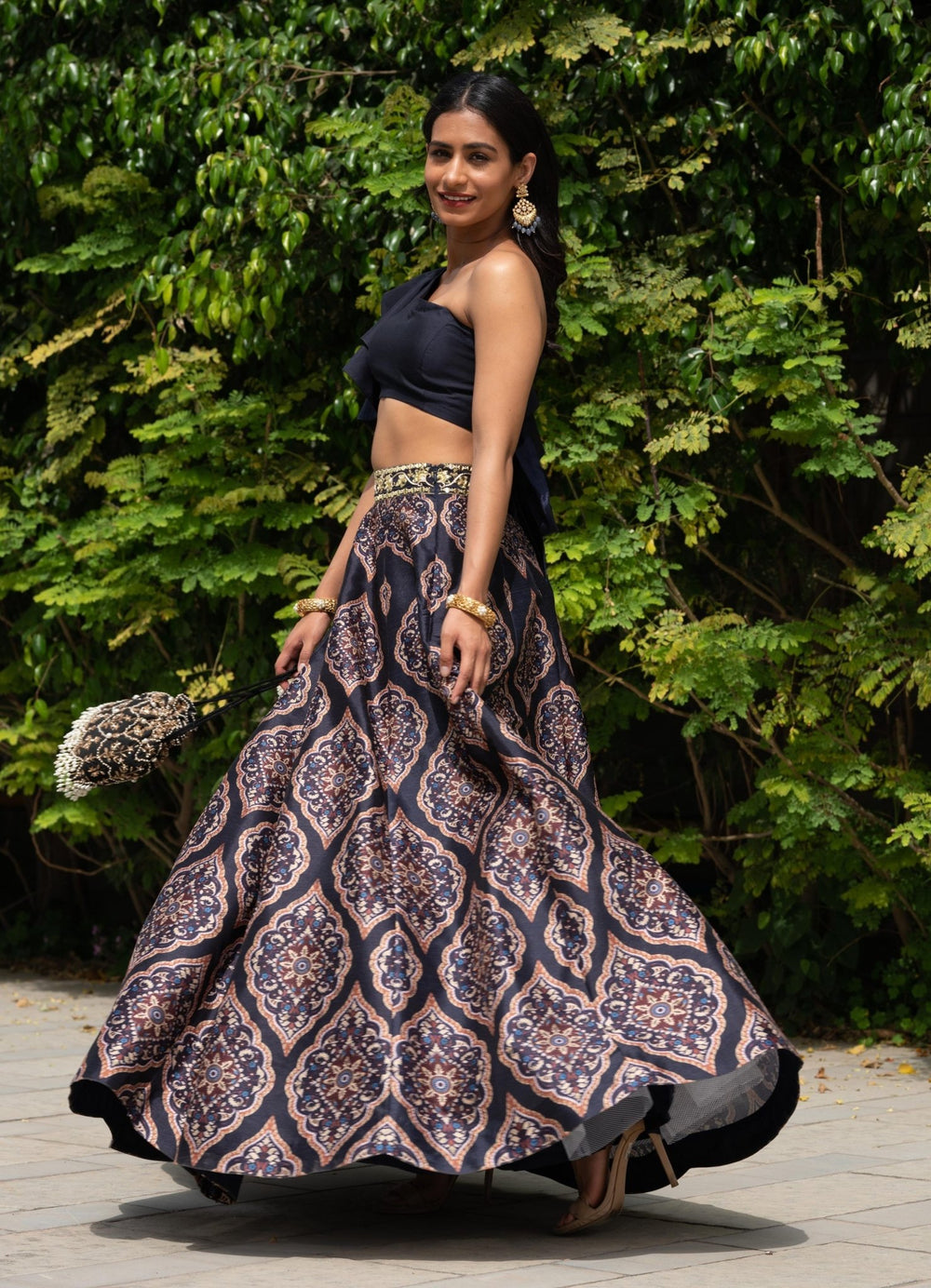 Kaya Printed Lehenga Set Rashika Sharma - Fabilicious Fashion