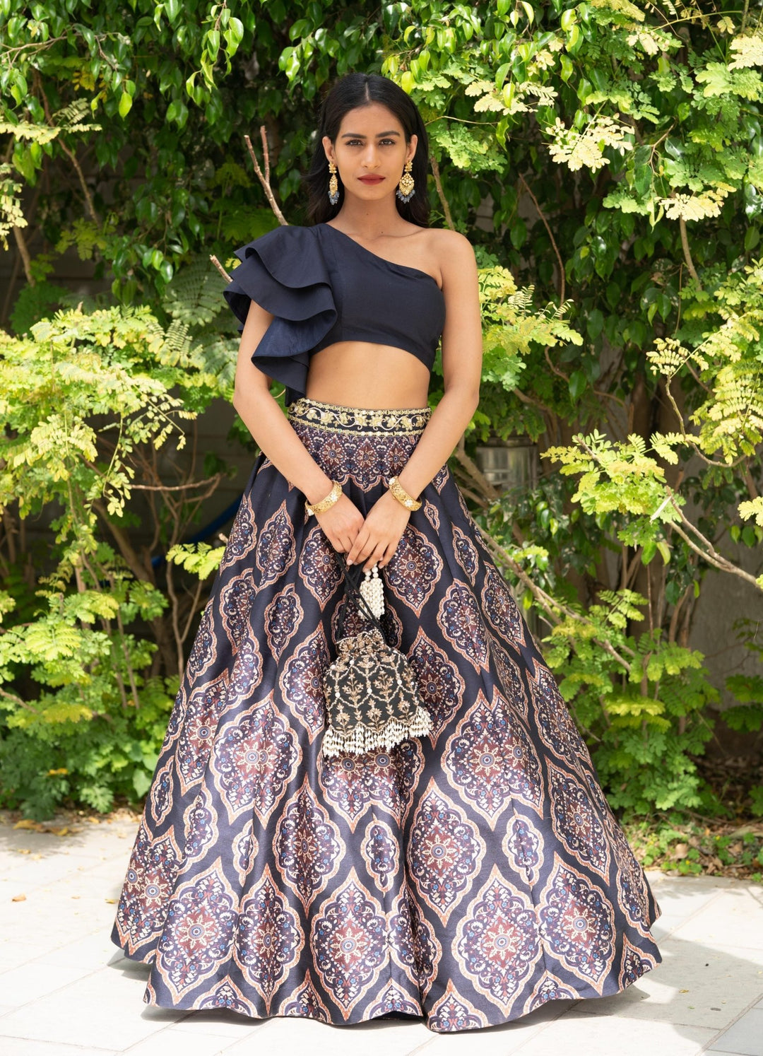 Kaya Printed Lehenga Set Rashika Sharma - Fabilicious Fashion
