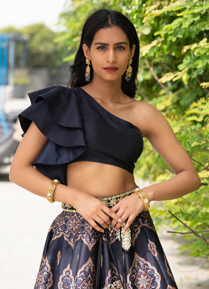 Kaya Printed Lehenga Set Rashika Sharma - Fabilicious Fashion