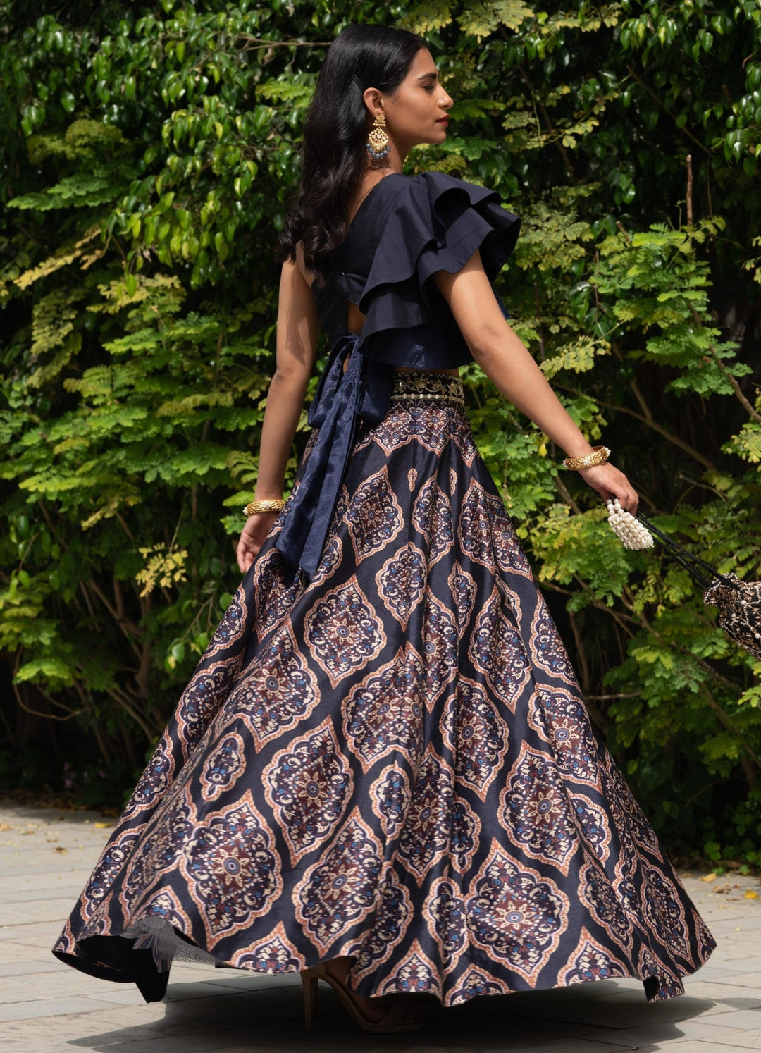Kaya Printed Lehenga Set Rashika Sharma - Fabilicious Fashion