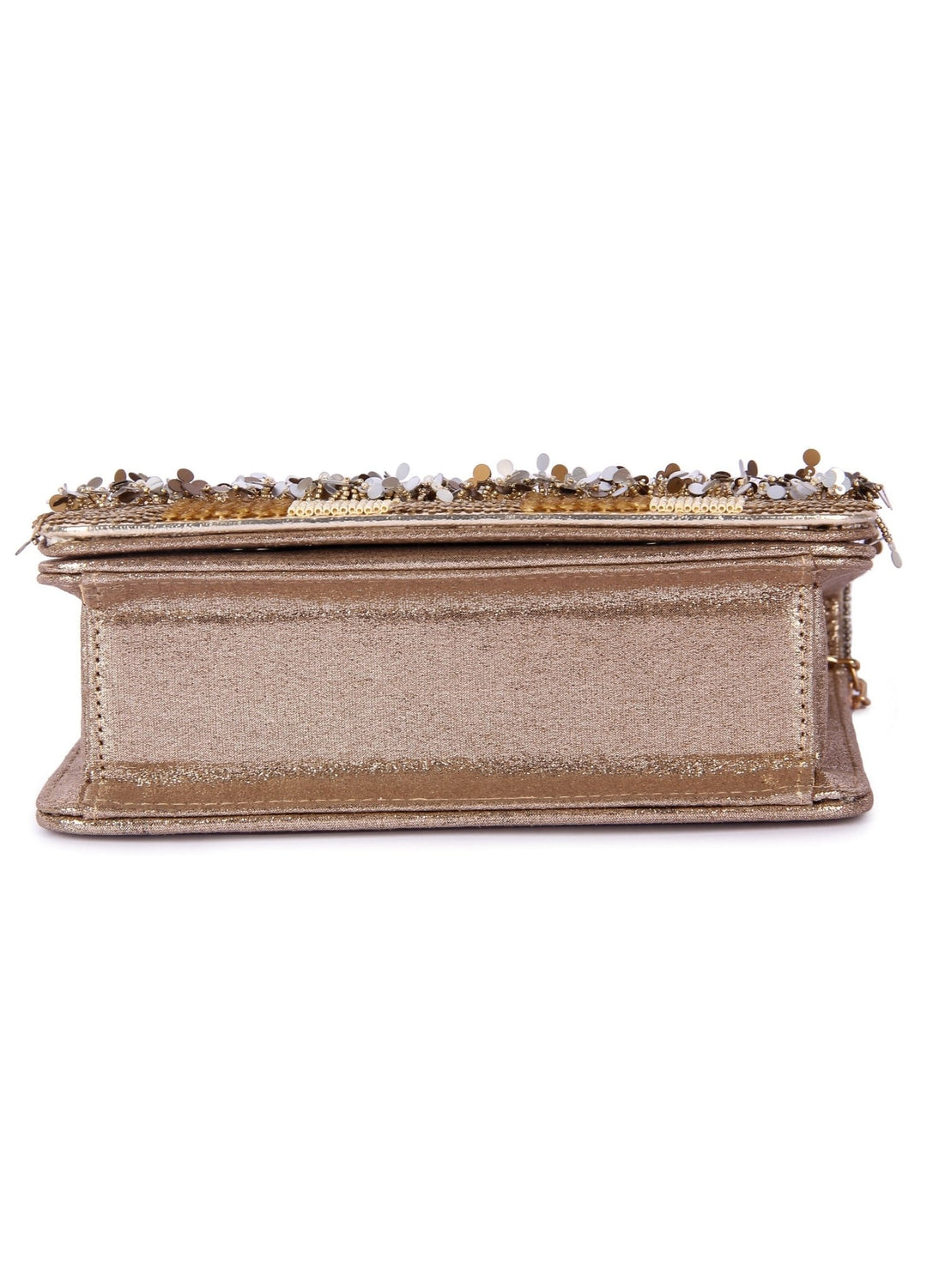 Khikhir Gold Clutch The Purple Sack - Fabilicious Fashion