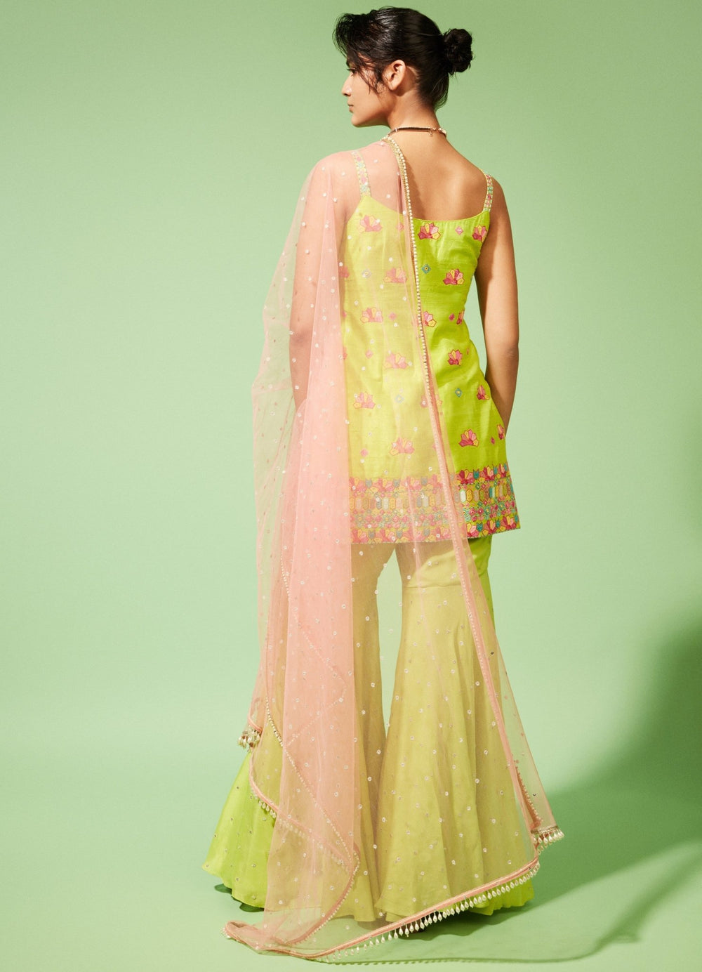 Kiyomi Tunic Set Chamee n Palak - Fabilicious Fashion