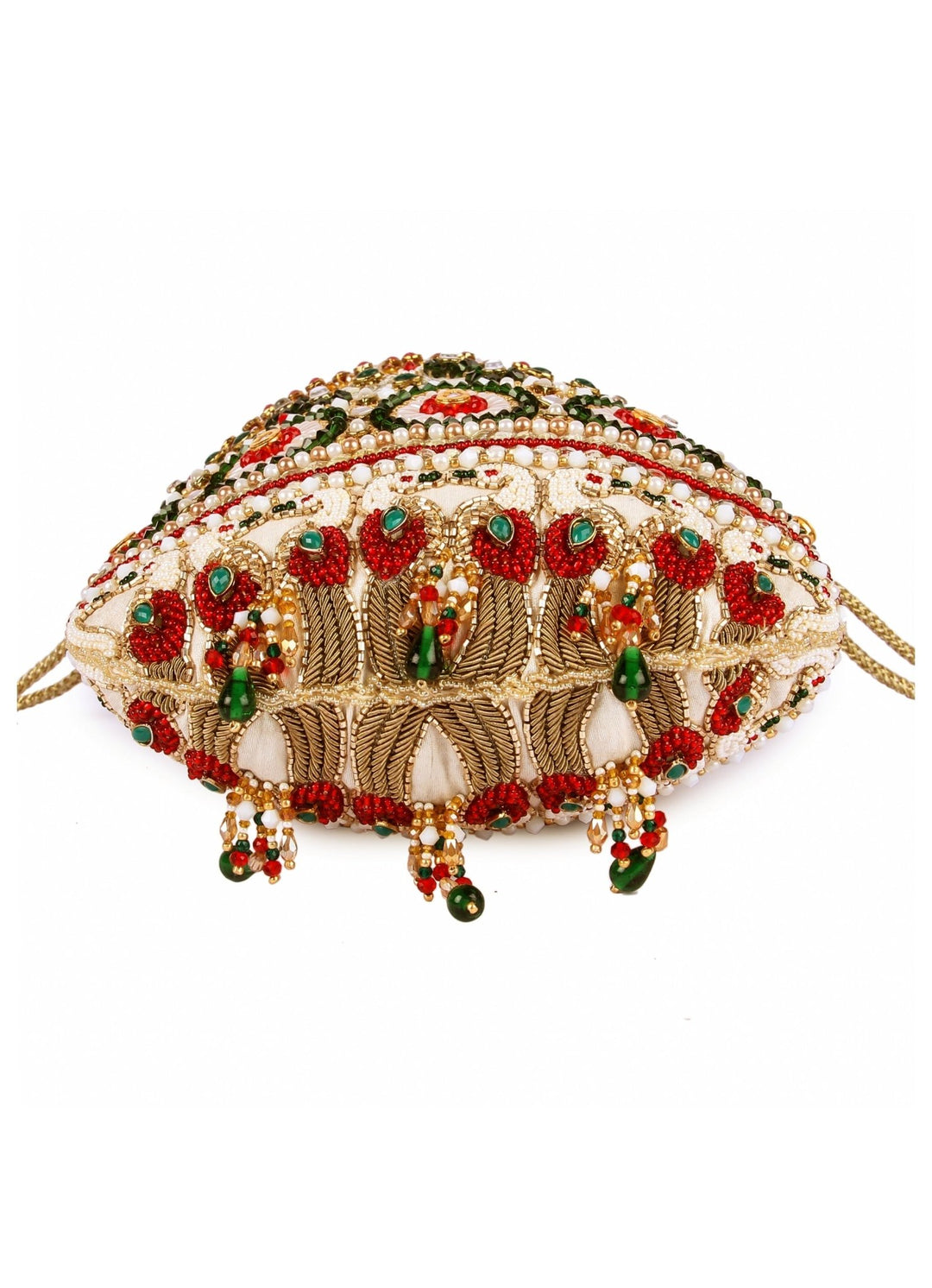 Kundan Peacock Potli The Purple Sack - Fabilicious Fashion