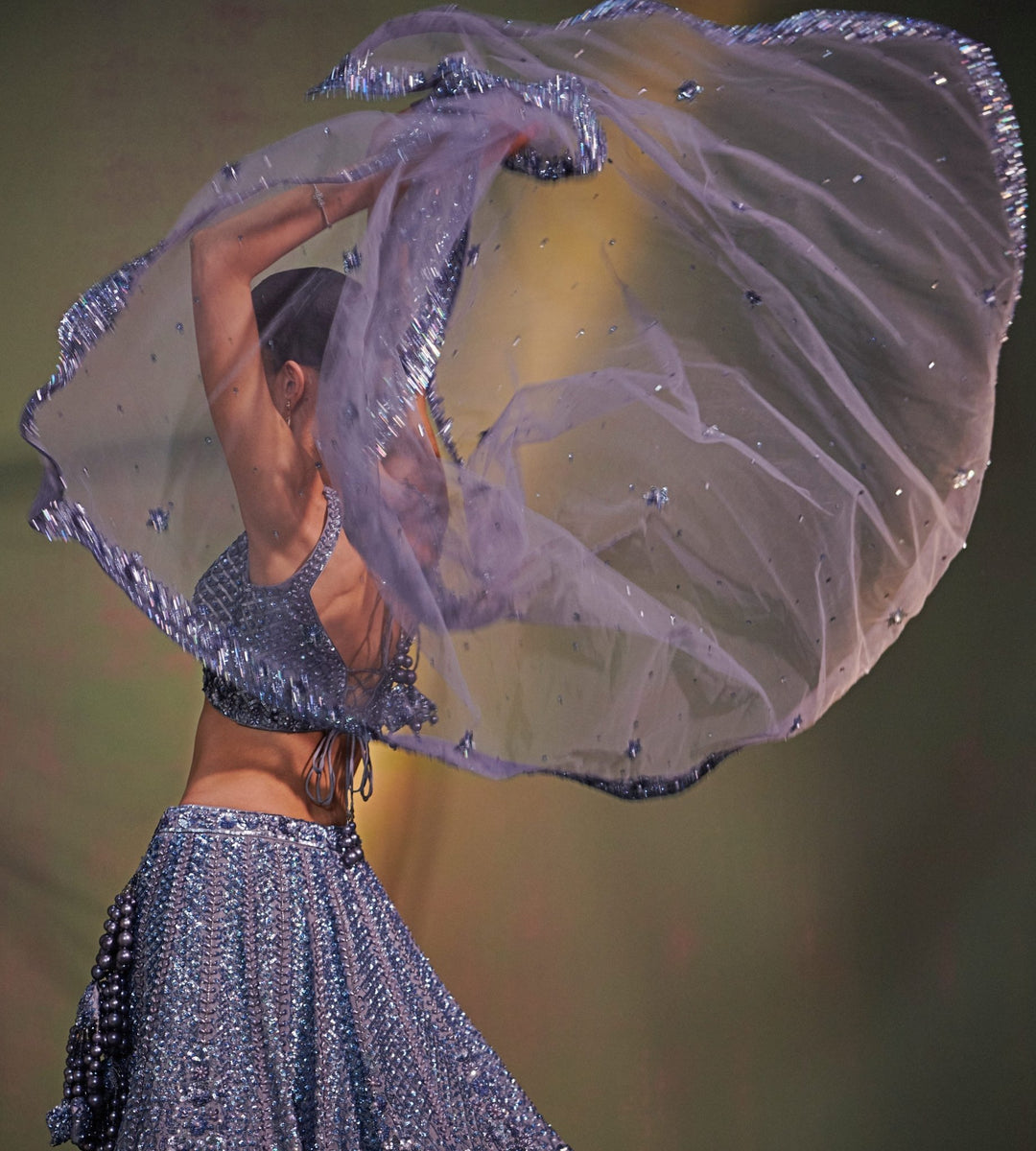 Lavender Sequenced Set Angad Singh - Fabilicious Fashion