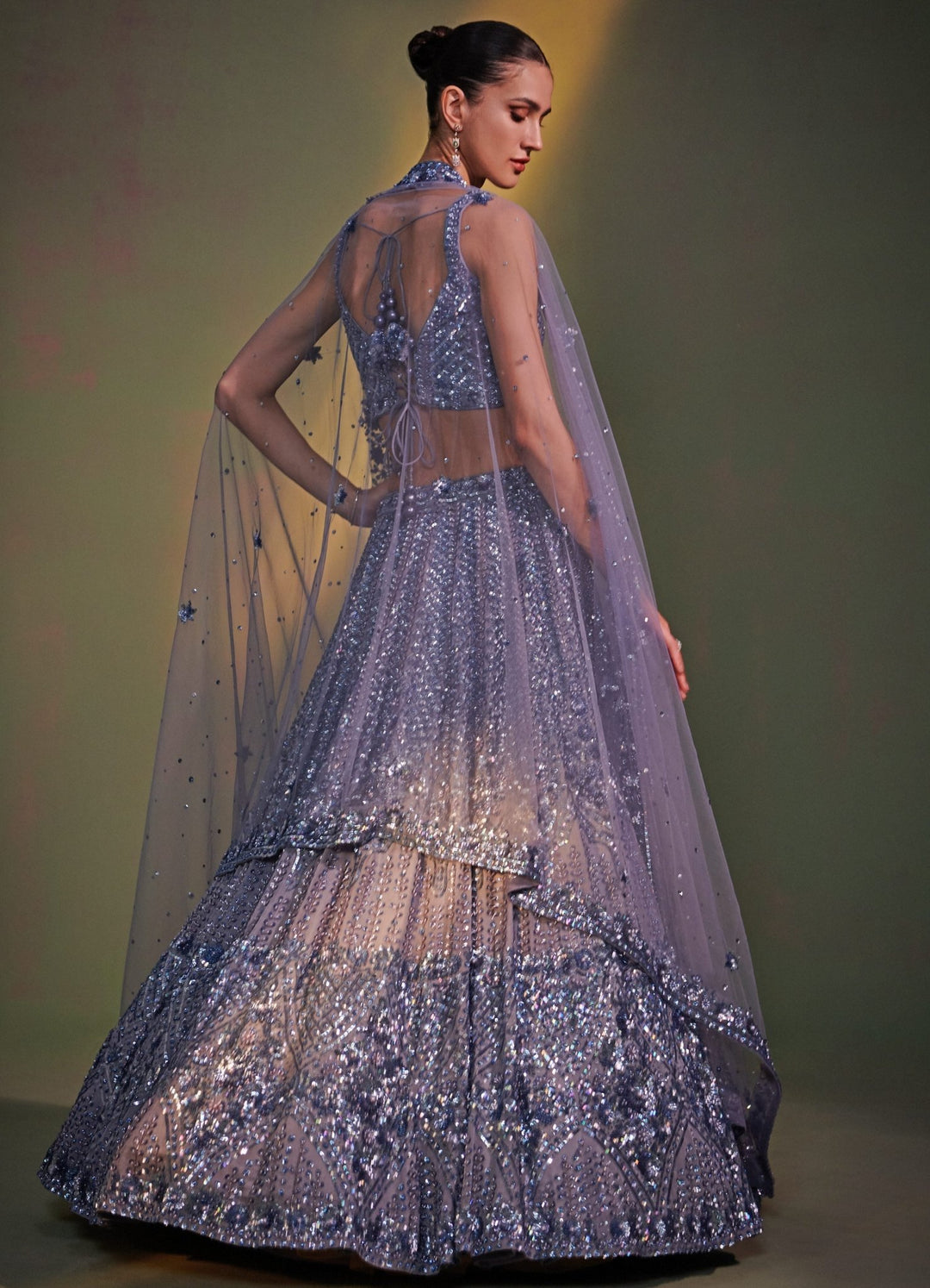 Lavender Sequenced Set Angad Singh - Fabilicious Fashion