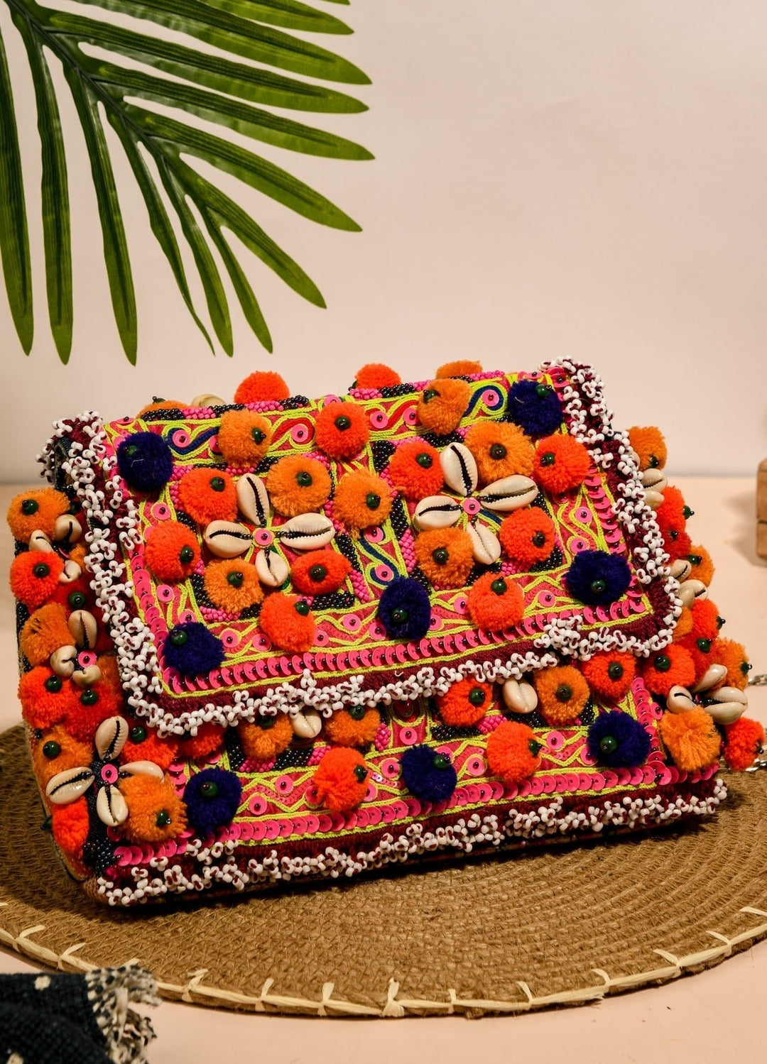 Lets Vacay Clutch The Purple Sack - Fabilicious Fashion