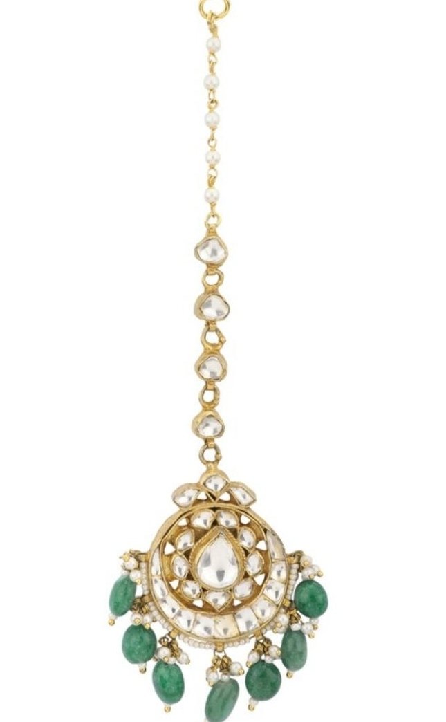 Light Green Tikka Riana by Shikha Jindal - Fabilicious Fashion