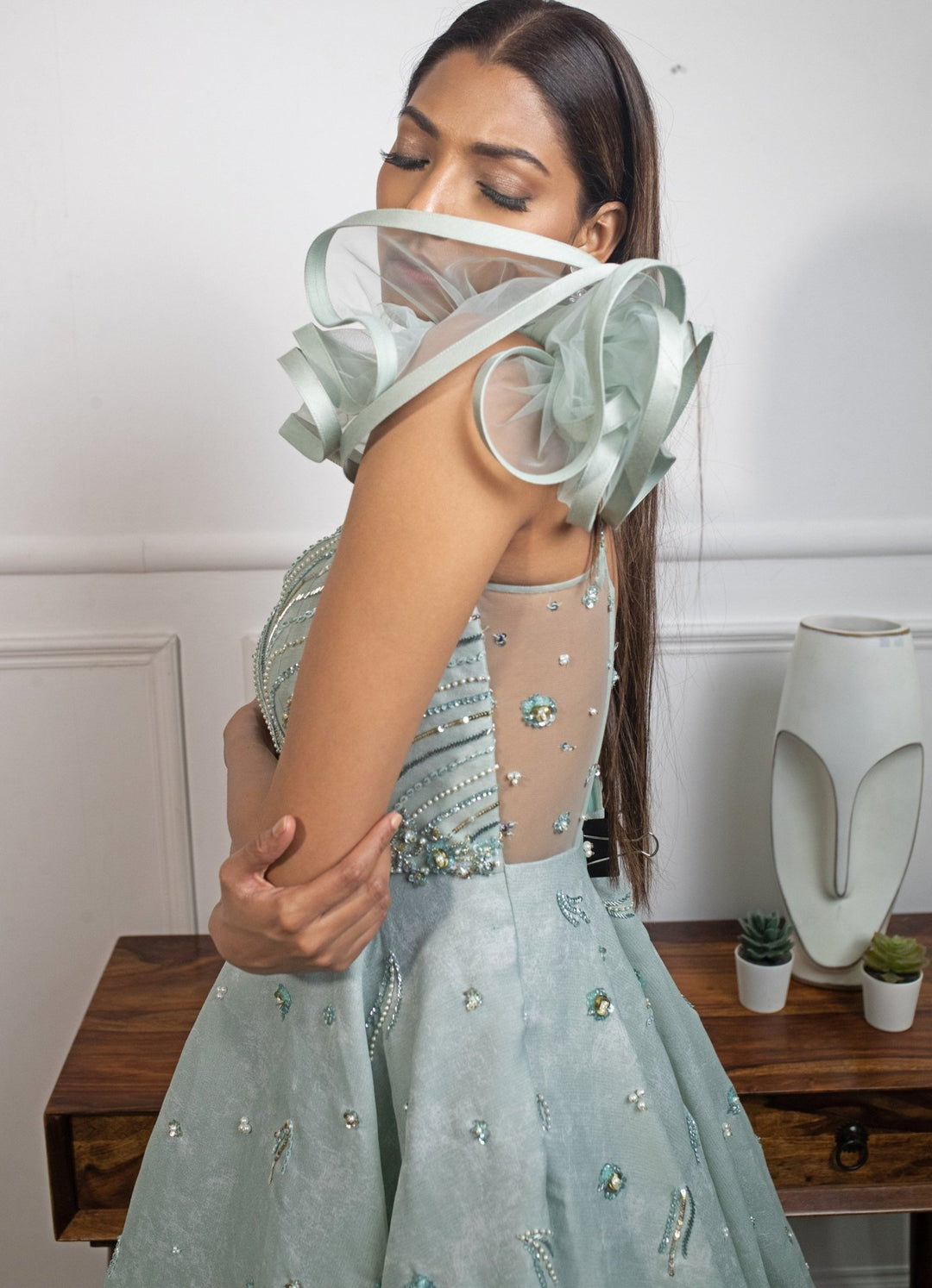Limelight Gown Parul Gandhi - Fabilicious Fashion