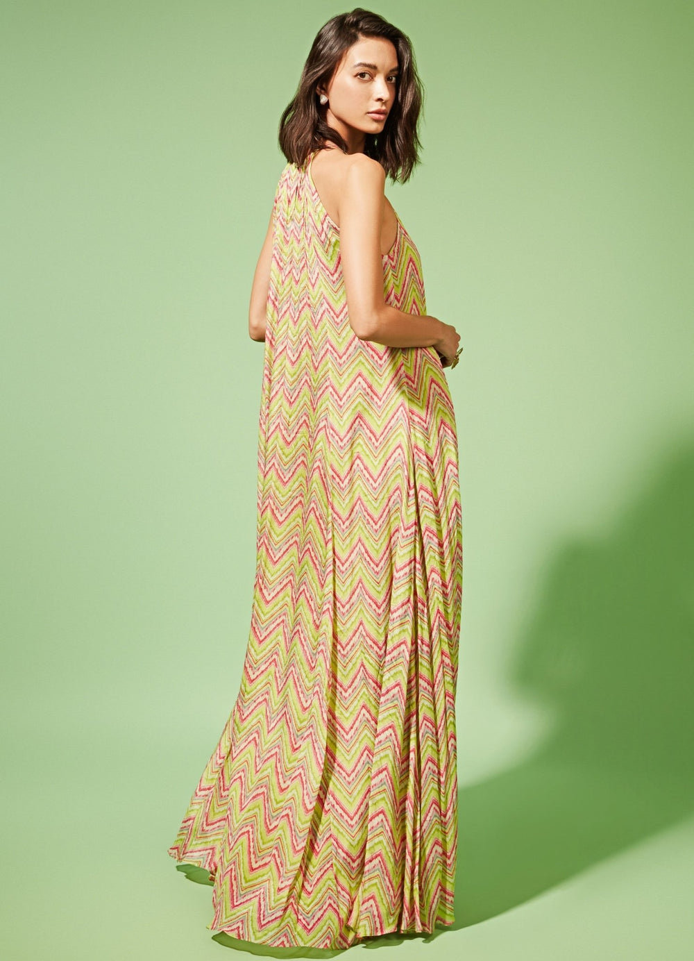 Luca Halter Dress Chamee n Palak - Fabilicious Fashion