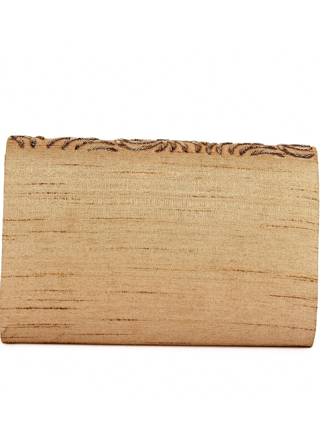 Lustre Gold Clutch The Purple Sack - Fabilicious Fashion