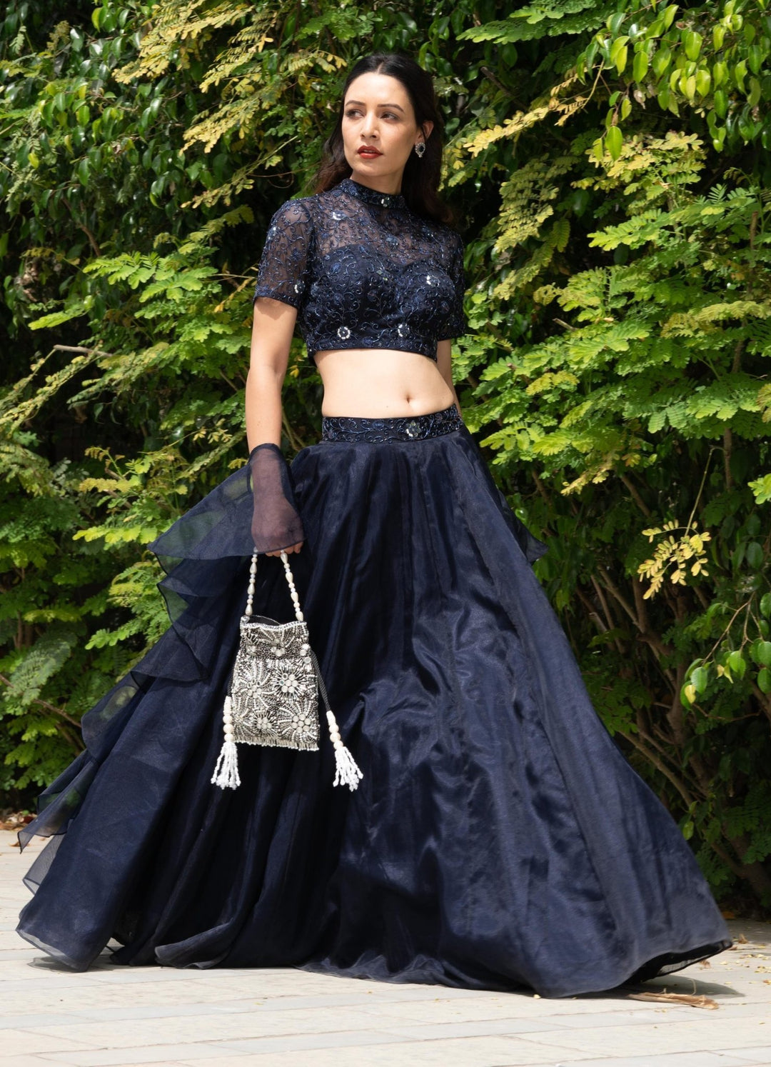 Maheem Organza Lehenga Rashika Sharma - Fabilicious Fashion