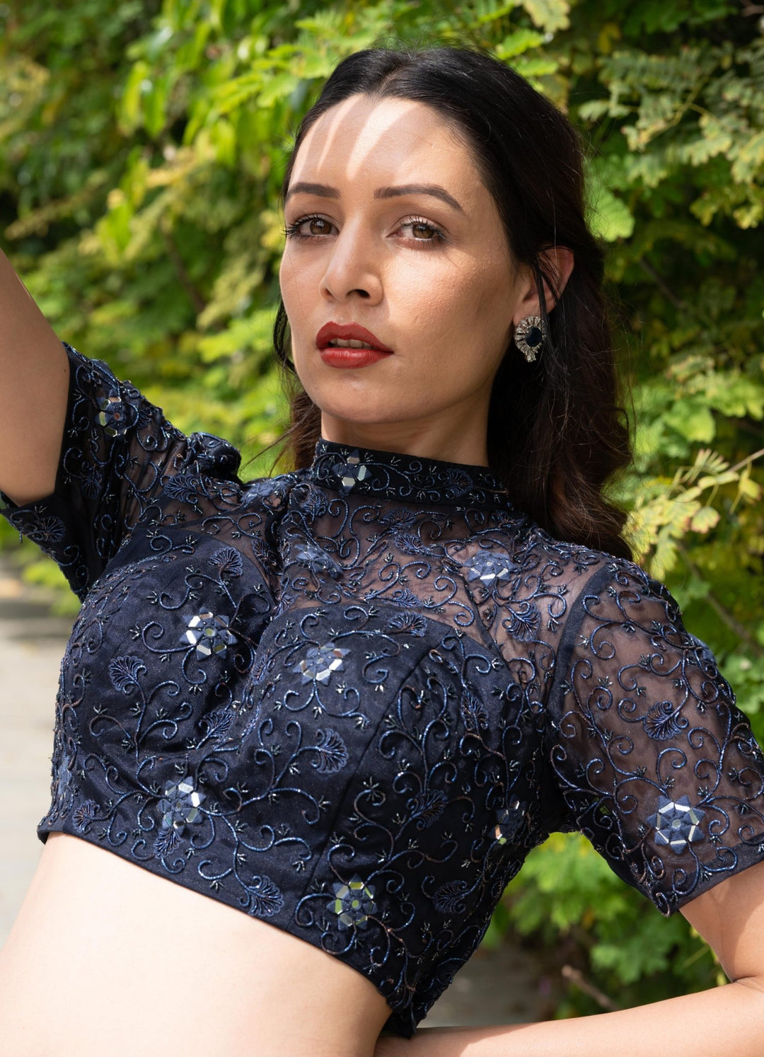 Maheem Organza Lehenga Rashika Sharma - Fabilicious Fashion