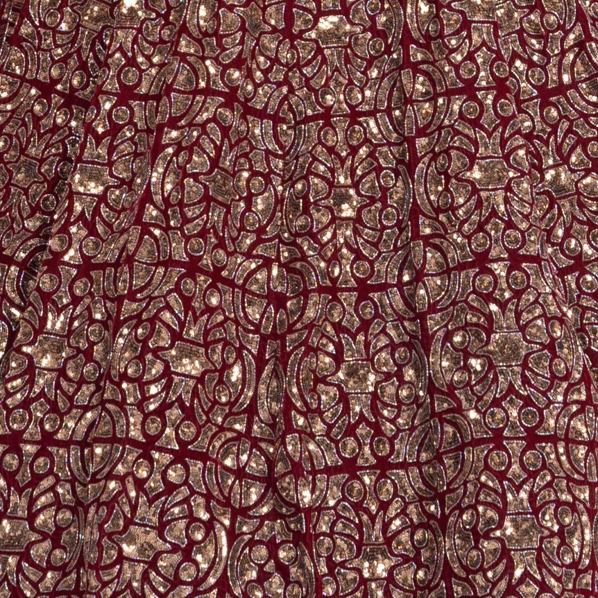 Maroon Bridal Lehenga Set Vvani by Vani Vats - Fabilicious Fashion