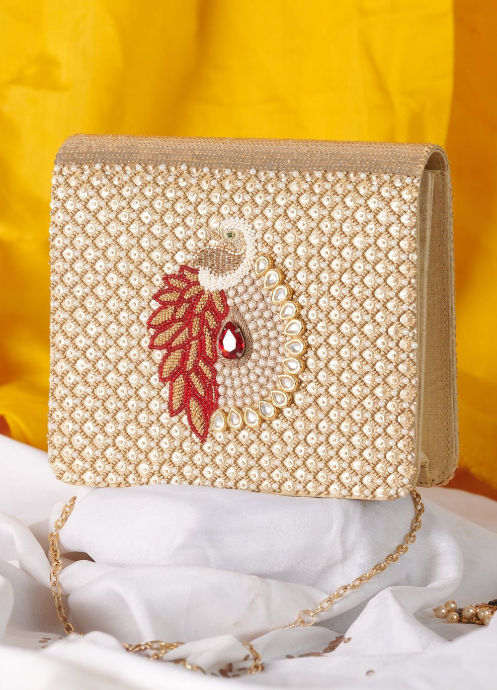 Mayuraa Clutch The Purple Sack - Fabilicious Fashion