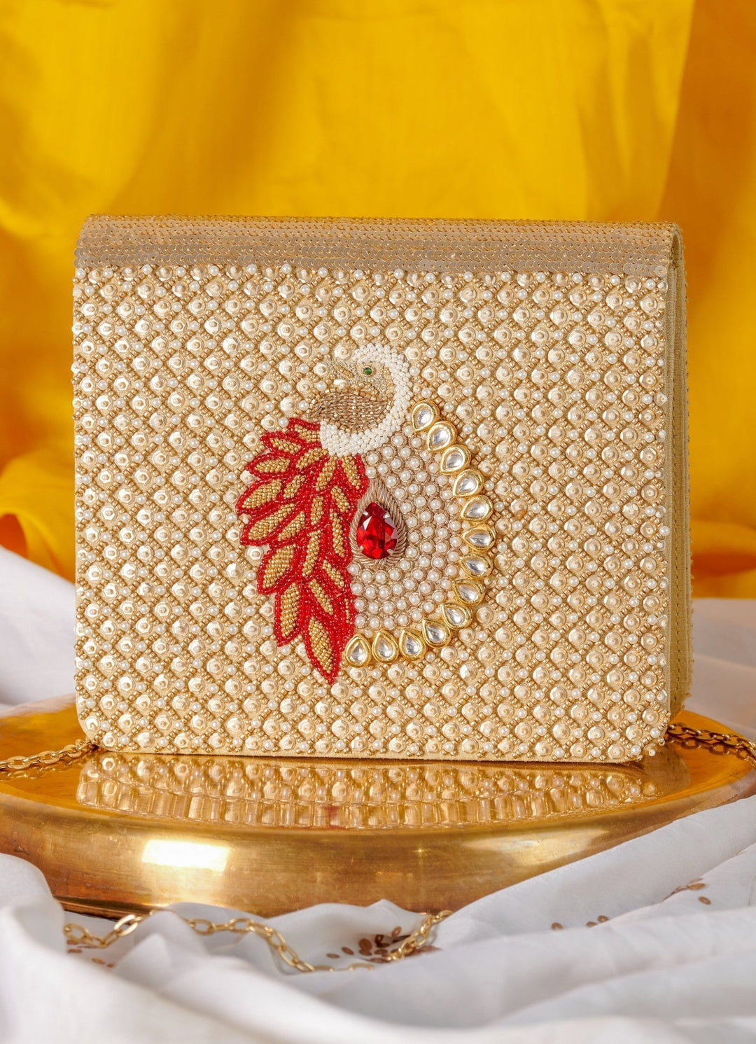 Mayuraa Clutch The Purple Sack - Fabilicious Fashion